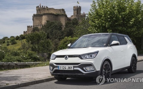 Ssangyong Motor's January sales up 3.4% on-year as Tivoli rolls on