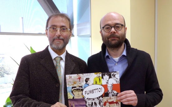 Italian cartoonist draws inspiration from eclectic Korea