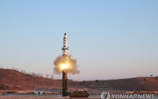 NK's latest missile launch increases chance of ICBM test: report