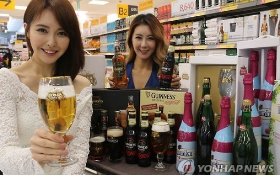 Imported beer popularity soars in Korea