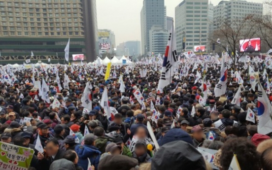 집회 끝나고 태극기를...버스기사 폭로