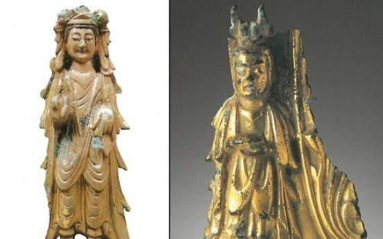 Ancient Buddhist statue found in Buyeo