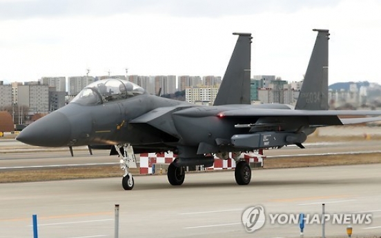 Boeing wins 5-year contract to sustain Korea's F-15K fleet