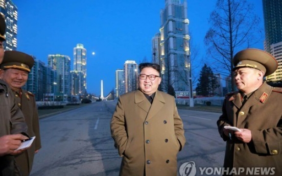 Kim orders speedier new town construction in Pyongyang