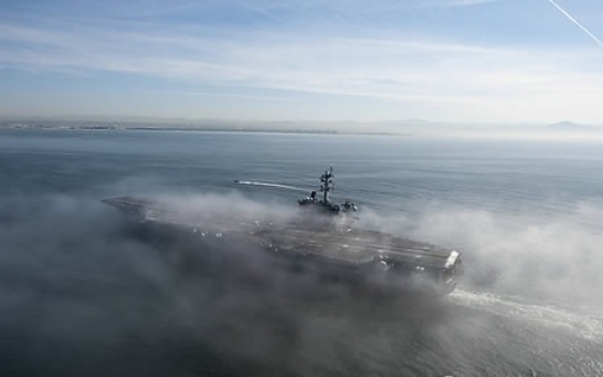 With aircraft carrier, US sending message to N. Korea: S. Korea