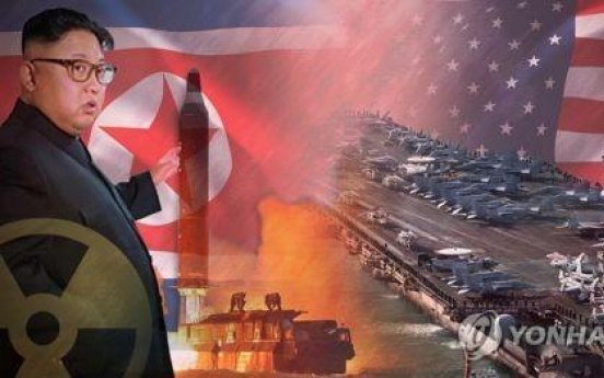 NK vows to take 'toughest' military actions as US sends aircraft carrier