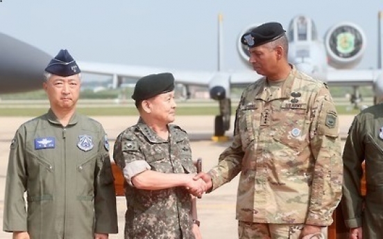 JCS chief, USFK commander inspect logistics drills