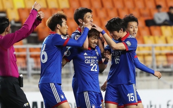 Suwon beat Eastern SC to move atop group at AFC Champions League