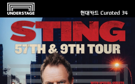 Sting to perform in Korea in May