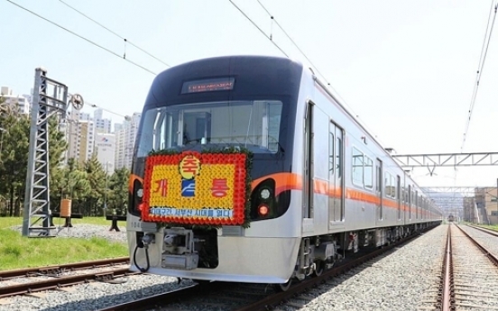 Smart rail cars added to Busan subway system