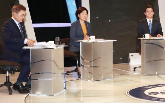 Candidates clash over THAAD expenses