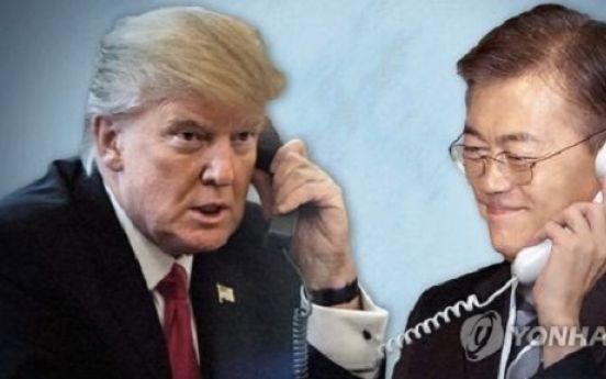 Trump raised trade first, NK later in talks with Moon: official