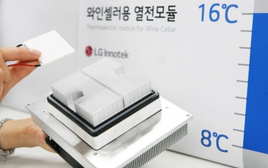 LG Innotek mass produces thermoelectric modules for wine cellars