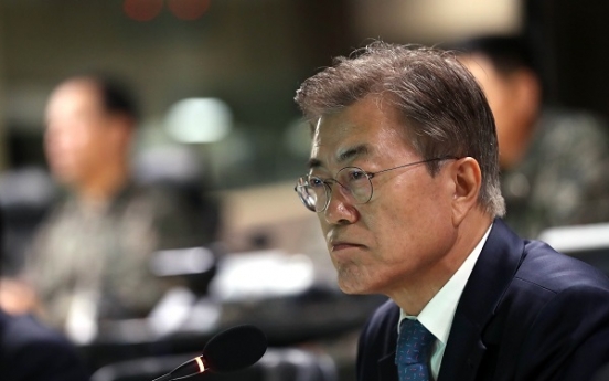 Moon calls N. Korean missile launch serious threat to peace