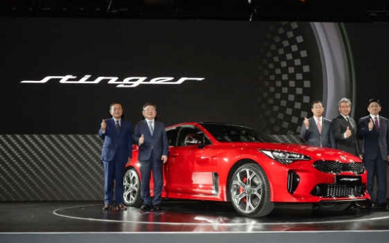 Kia unveils high-performance Stinger sports car