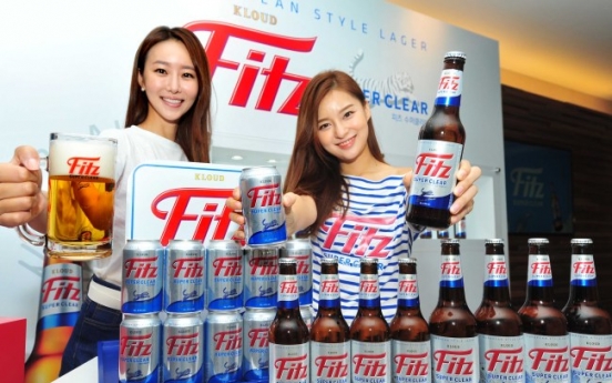 Lotte launches Fitz, challenging standard beer market