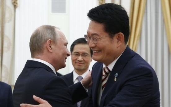 Korean president highlights importance of Russia, ASEAN, EU