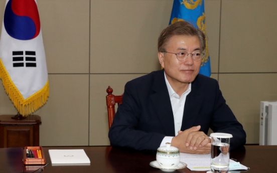 Moon, Danish PM hold phone talks over NK nukes, bilateral ties