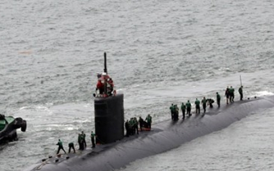 US nuclear-powered attack submarine visits Busan port