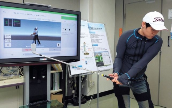 [Photo News] ETRI develops smart wear for golfing