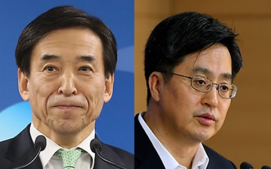 Korea's top fiscal and monetary policymakers vow coordination