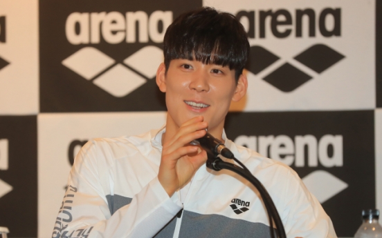 Korean swimmer Park Tae-hwan eyes gold at world championships