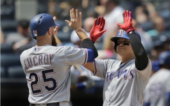 Rangers' Choo Shin-soo belts 12th homer of season, shines on defense