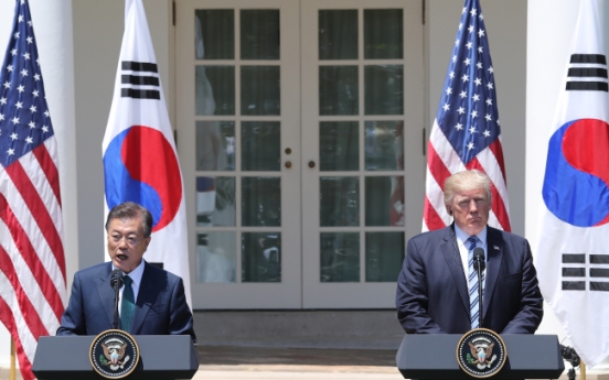 Moon Jae-in, Trump to work on trade, NK and global partnership