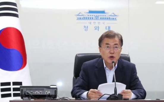 Moon Jae-in calls for UNSC measures against latest NK missile launch