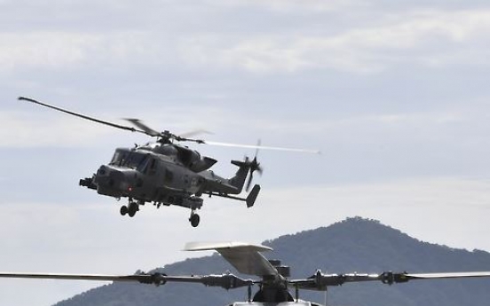 Korean Navy deploys 4 more Wildcat choppers