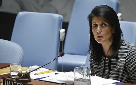 Haley: US prepared to use military force against NK if necessary