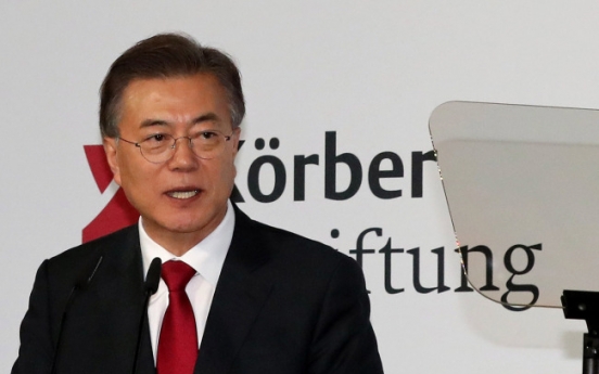 Moon says willing to meet North Korean leader; wants no regime change