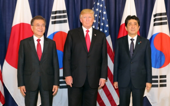 Korea, US, Japan call for stronger sanctions on N. Korea