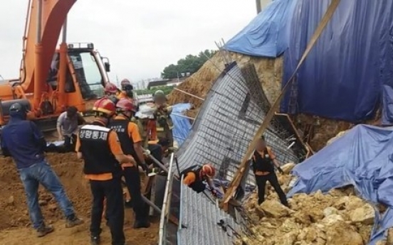 Two construction workers injured in collapse