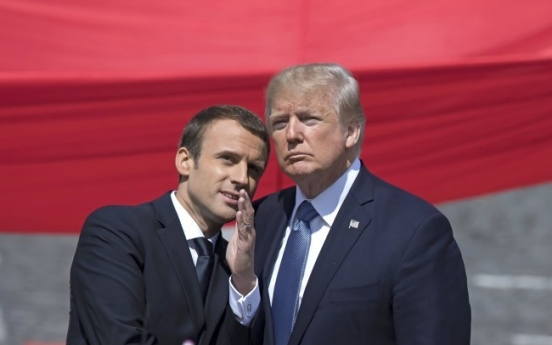 [Newsmaker] Trump, Macron bromance in bloom