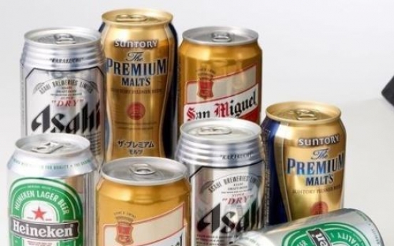 Japanese brands top imported beer in  Korea