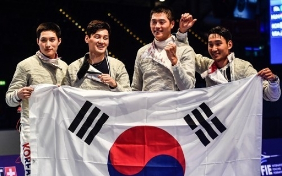 Korean fencing enjoys best finish at world championships