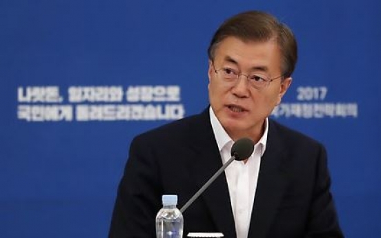 Moon's approval rating rises amid job creation push