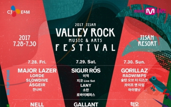 Lorde, Major Lazer to headline 2017 Jisan Valley Rock Festival