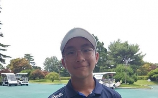K.J. Choi's teenage son hoping to best father's career