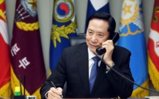 S. Korea, US defense chiefs speak about NK by phone