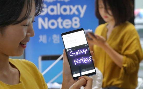 Samsung Electronics starts preorders for Galaxy Note 8