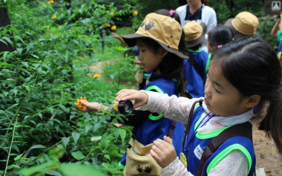 [Weekender] Kids go wild in ‘infant forests’