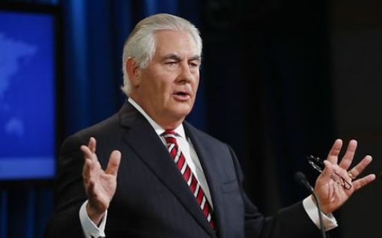 Tillerson: US open to talks with N. Korea despite missile launch