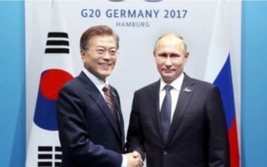 Korean President Moon arrives in Russia for summit with Putin, regional forum