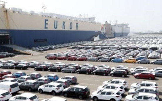 Korea's auto exports jump in Aug.