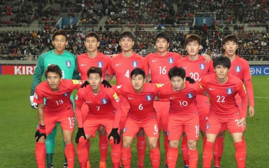 Korea falls 2 spots to 51st in FIFA rankings for Sept.