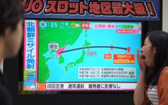 North Korea fires missile over Japan in longest-ever flight