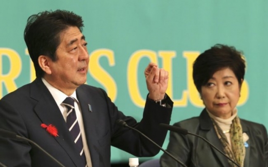 Abe says Japan fully behind US on pressuring North Korea