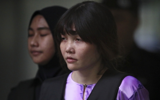 Video of fatal attack on Kim Jung-nam shown at women's trial